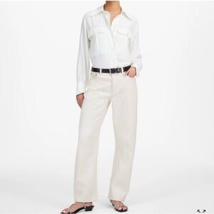 MADEWELL The  Tall Darted Barrel-leg jeans NU342  33T